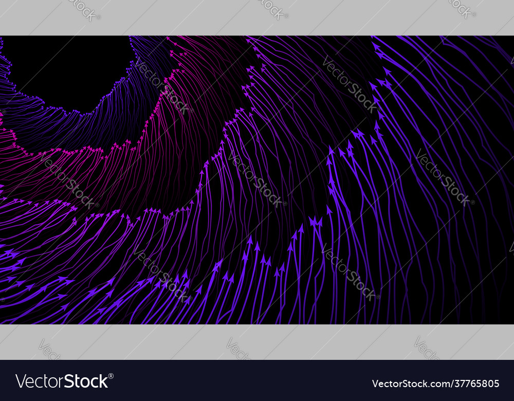 Tunnel background with many purple pink circles