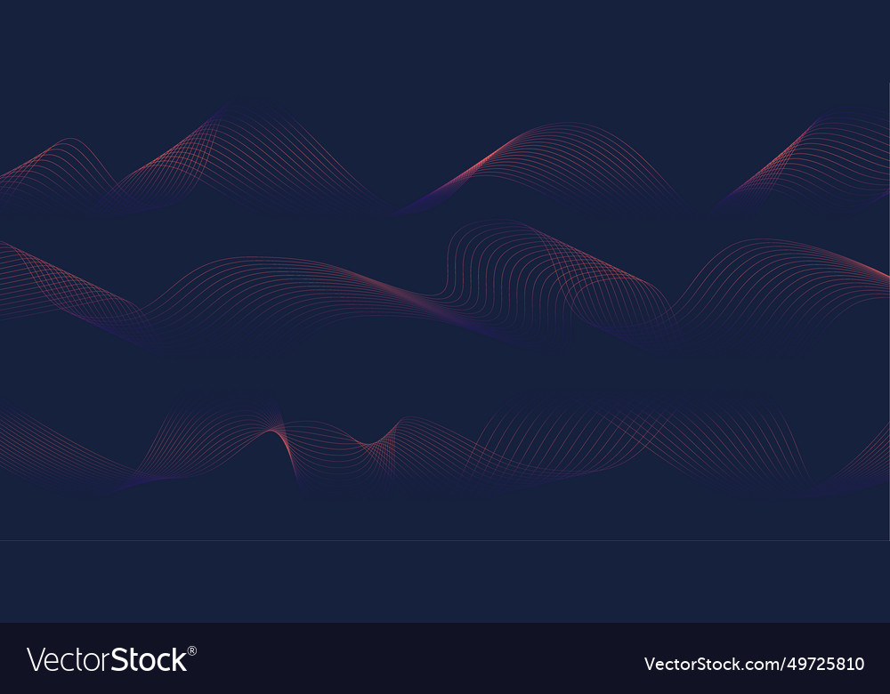 Abstract technology backgrounds by wave lines vector image Abstract technology backgrounds by wave lines