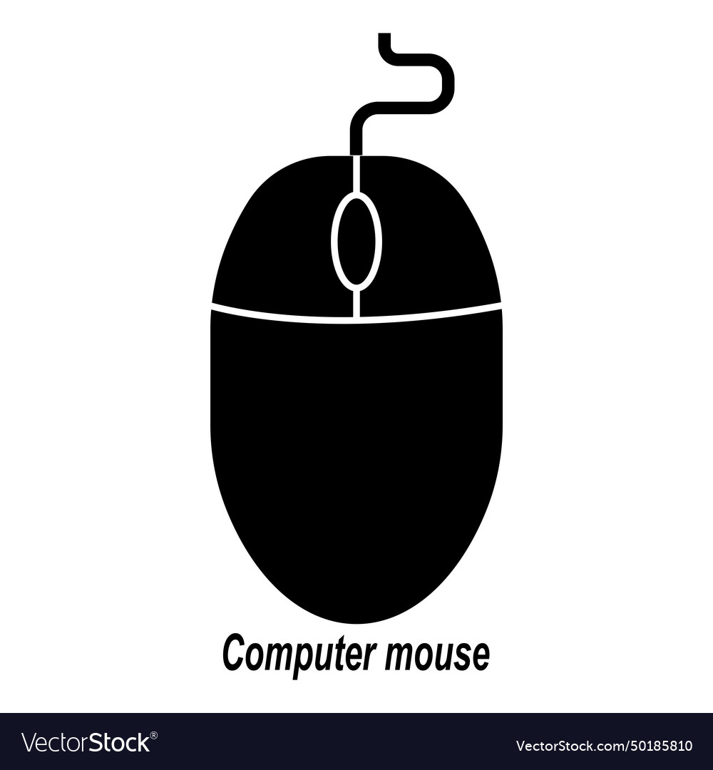 Computer mouse icon vector image Computer mouse icon