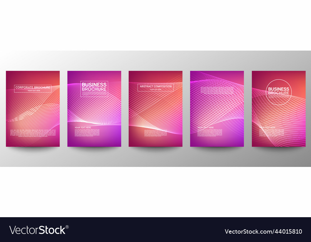 Cover geometric minimal set abstract line pattern vector image Cover geometric minimal set abstract line pattern