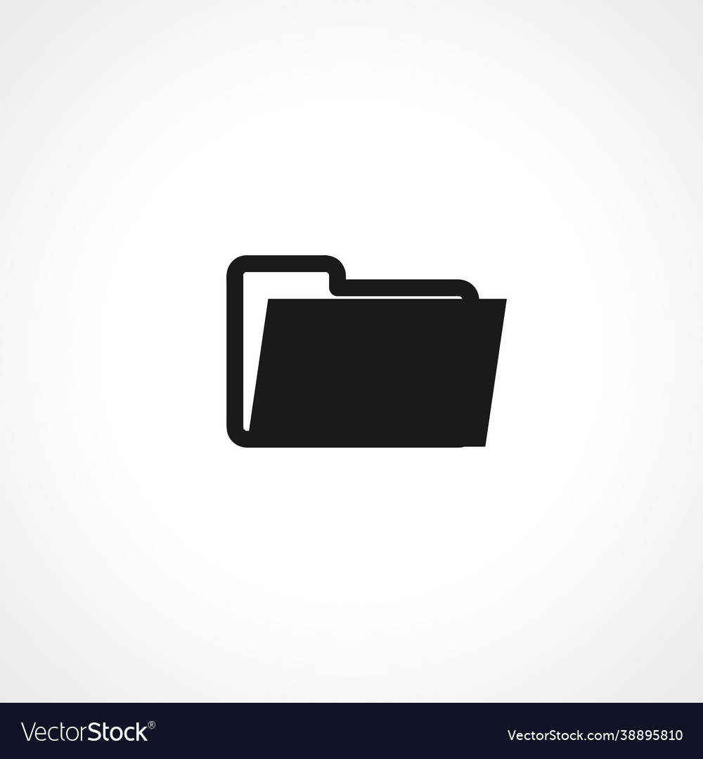 Folder with documents simple isolated web icon