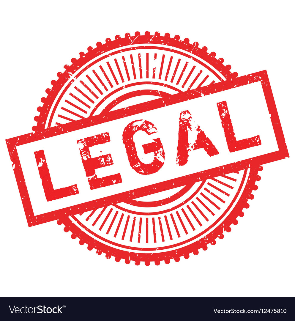 Legal stamp rubber grunge Royalty Free Vector Image