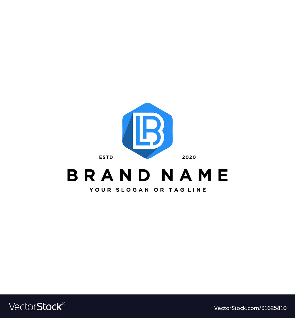 Letter lb logo design