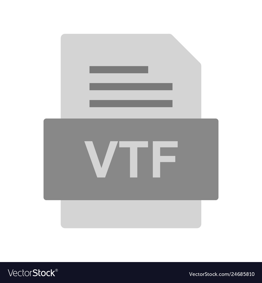 Vtf file document icon