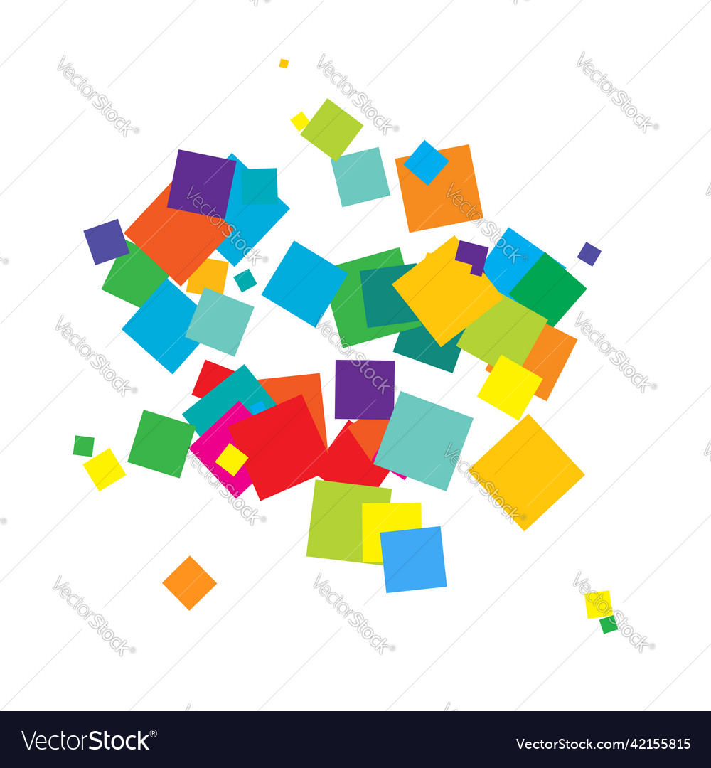Abstract overlapping squares pattern Vector Image Abstract overlapping squares pattern