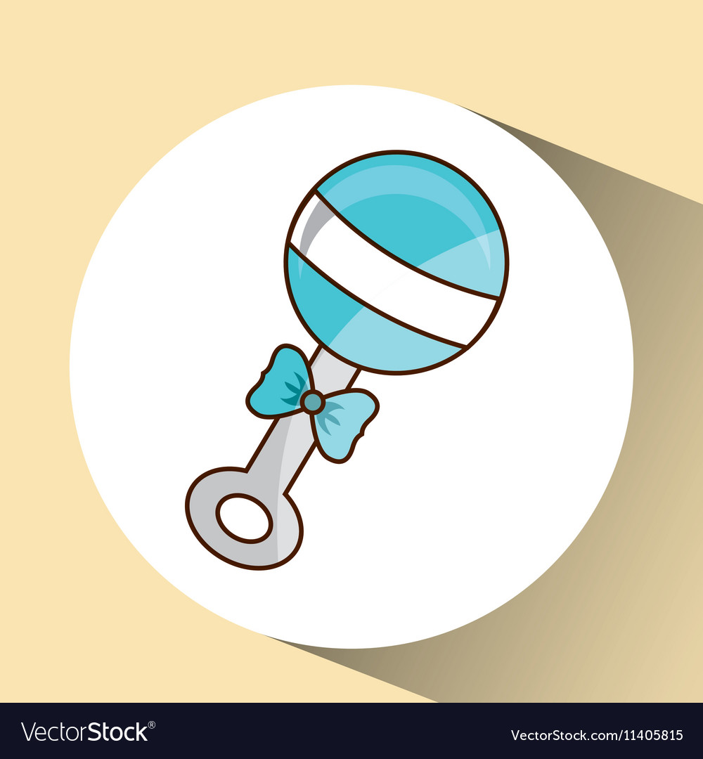 Bel Blue Baby Icon Design Royalty Free Vector Image