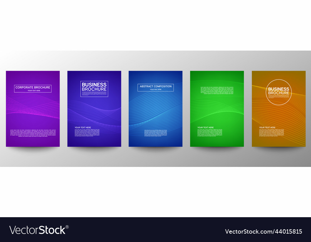 Cover geometric minimal set abstract line pattern vector image Cover geometric minimal set abstract line pattern