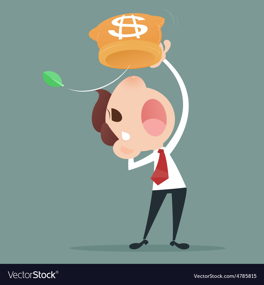 losing-money-royalty-free-vector-image-vectorstock