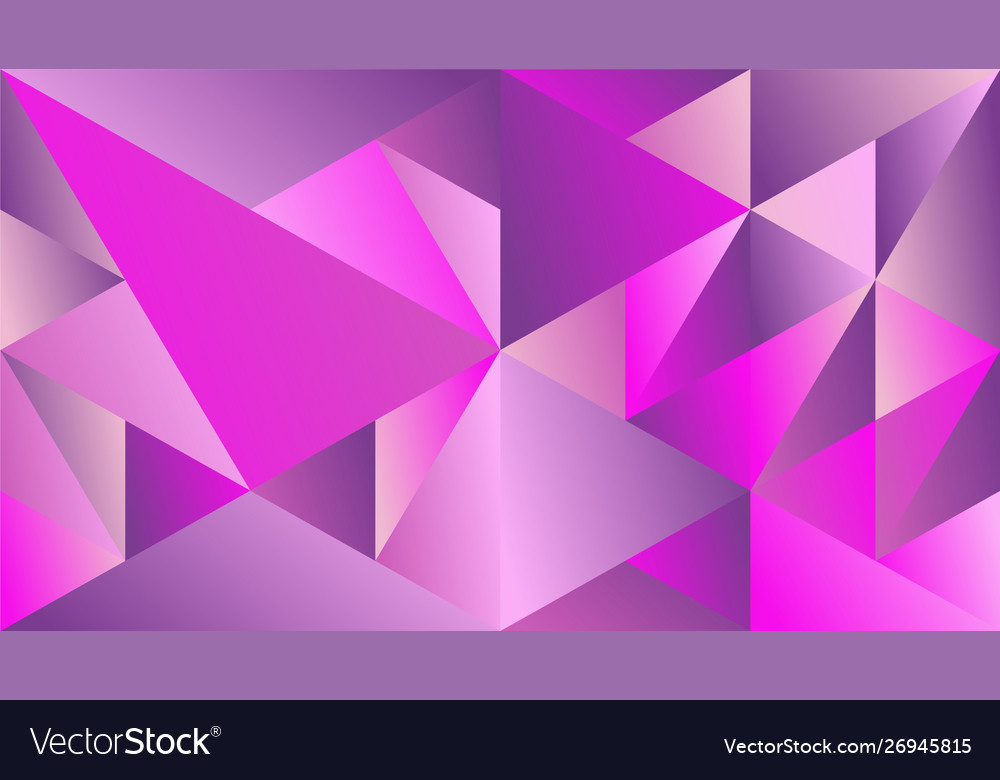 Minimal dynamic colorful gradient triangle mosaic vector image Minimal dynamic colorful gradient triangle mosaic