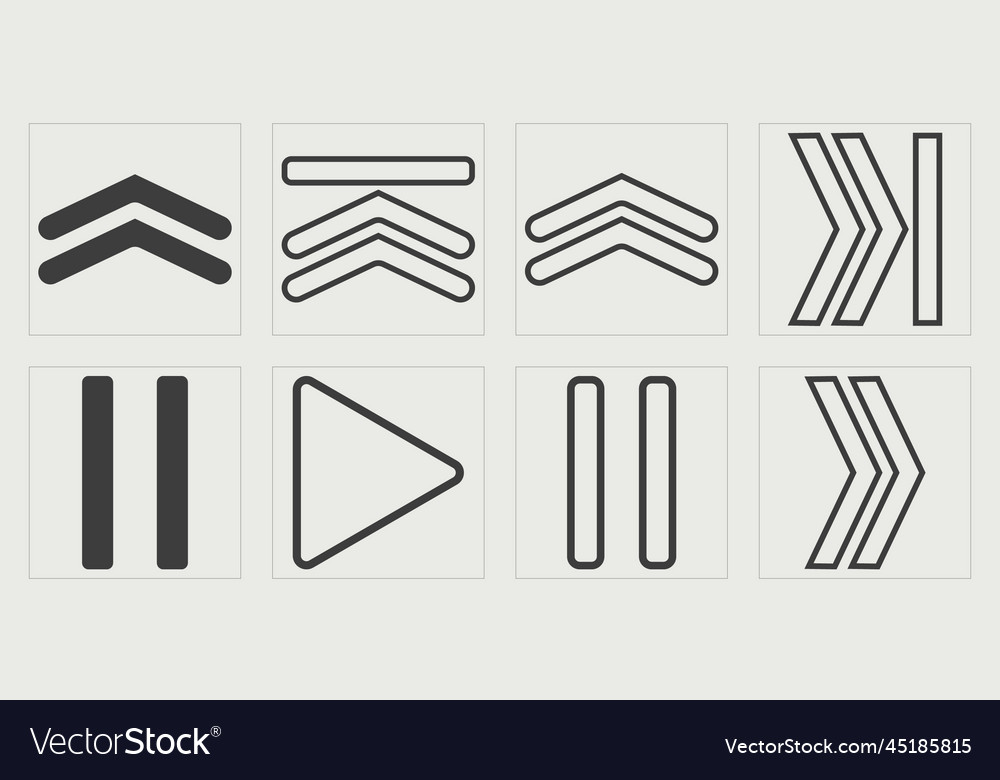 Set of y2k large retro objects vector image Set of y2k large retro objects