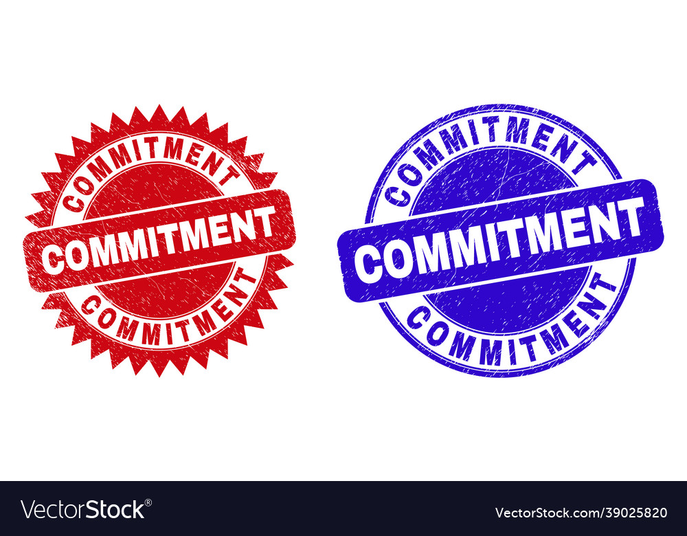 Commitment rounded and rosette stamp seals