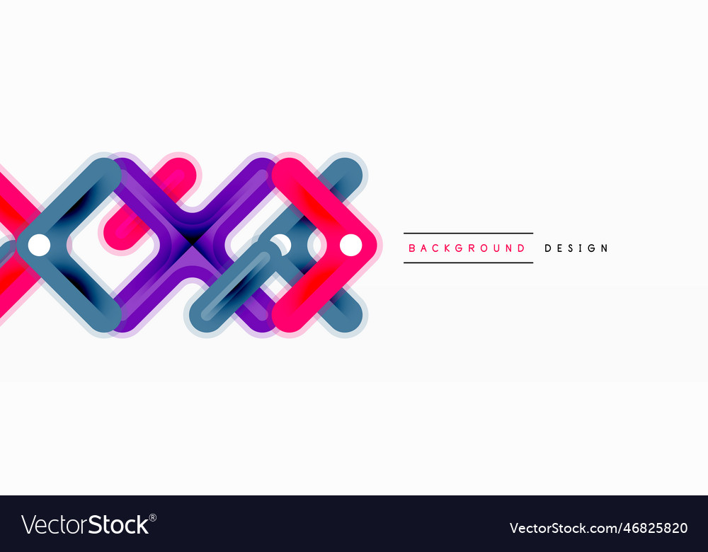 Cross line background minimal geometric template vector image Cross line background minimal geometric template