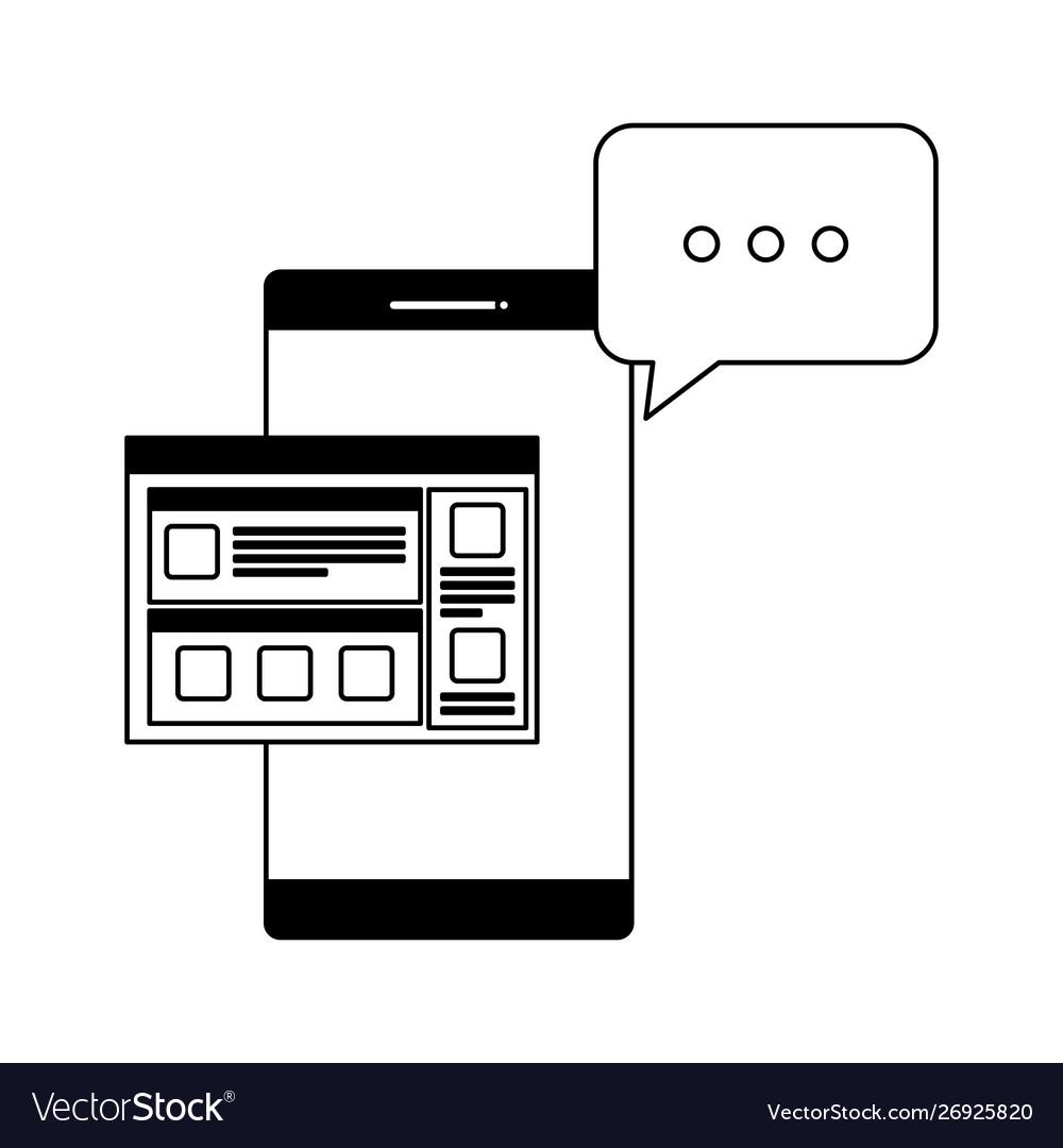 Smartphone device with webpage template and speech