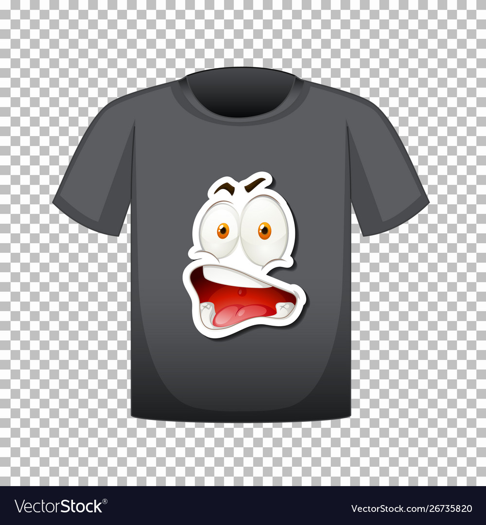 T-shirt design with graphic in front