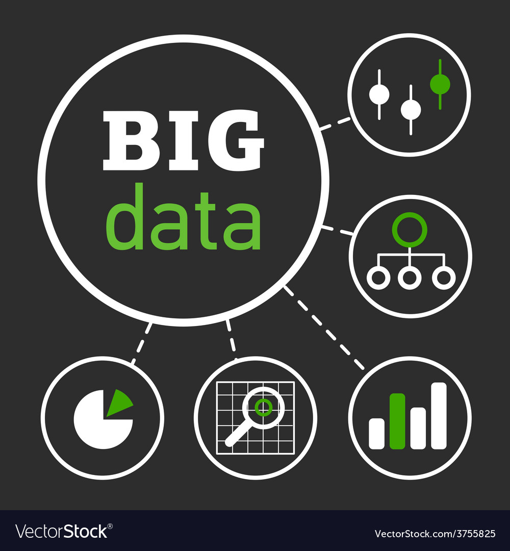 Bigdata Royalty Free Vector Image - VectorStock