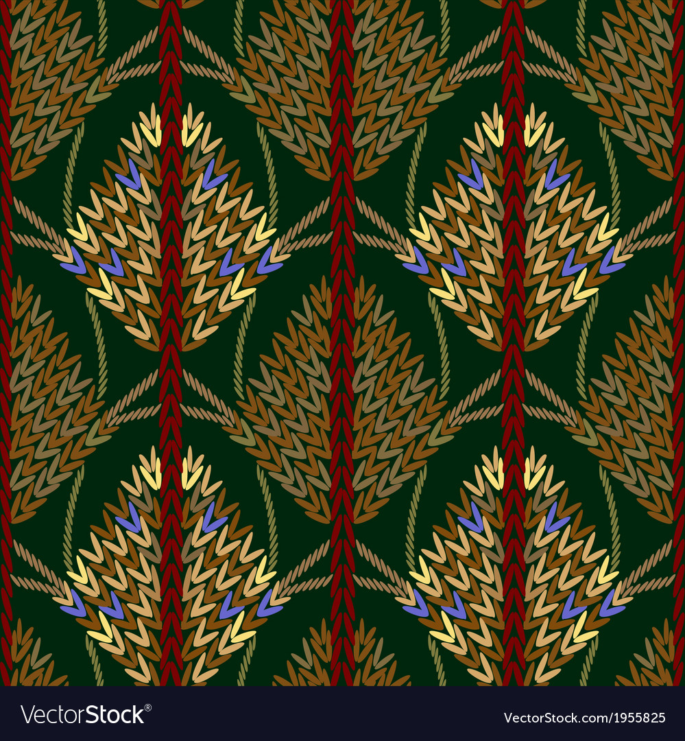 Colored knitted openwork background pattern