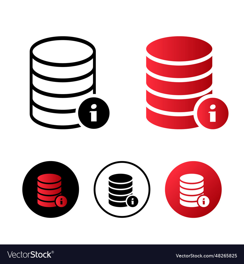 Database info icon