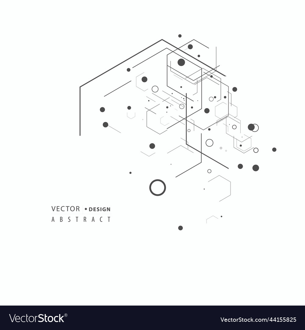 DNA Data Hexagon Pattern