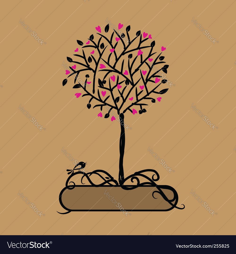 Elegant Tree Sketch