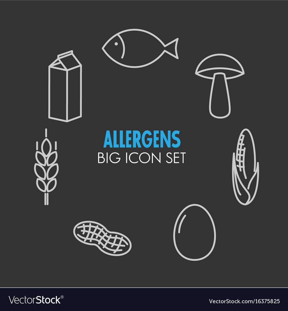 Icons for allergens