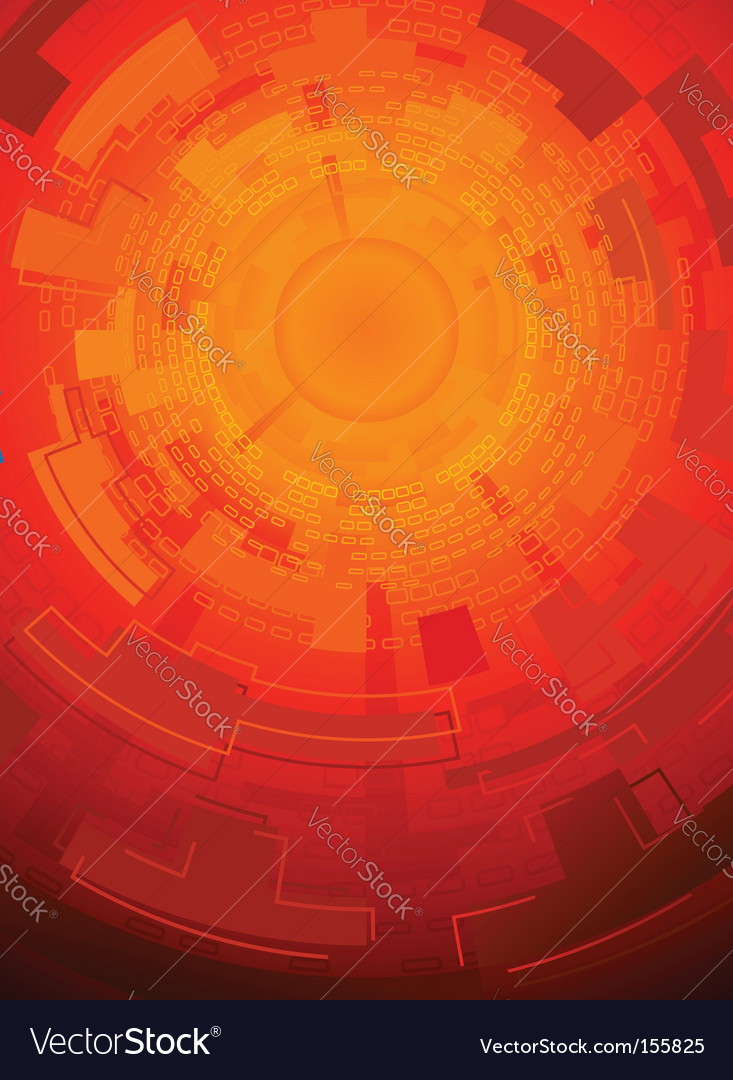 Red Tech Abstract Background