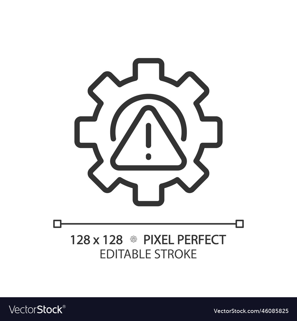Setup Error Pixel Icon