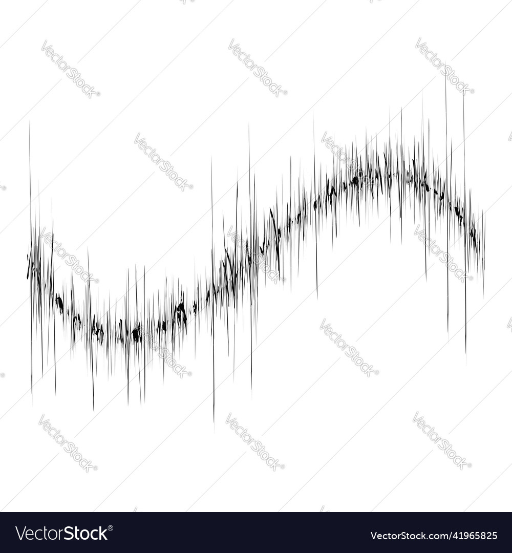 Sound music equalizer eq random lines chart graph vector image Sound music equalizer eq random lines chart graph