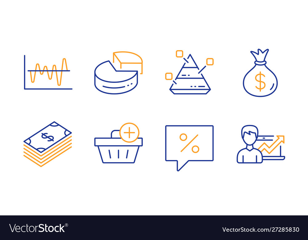Add purchase pie chart and discount message icons