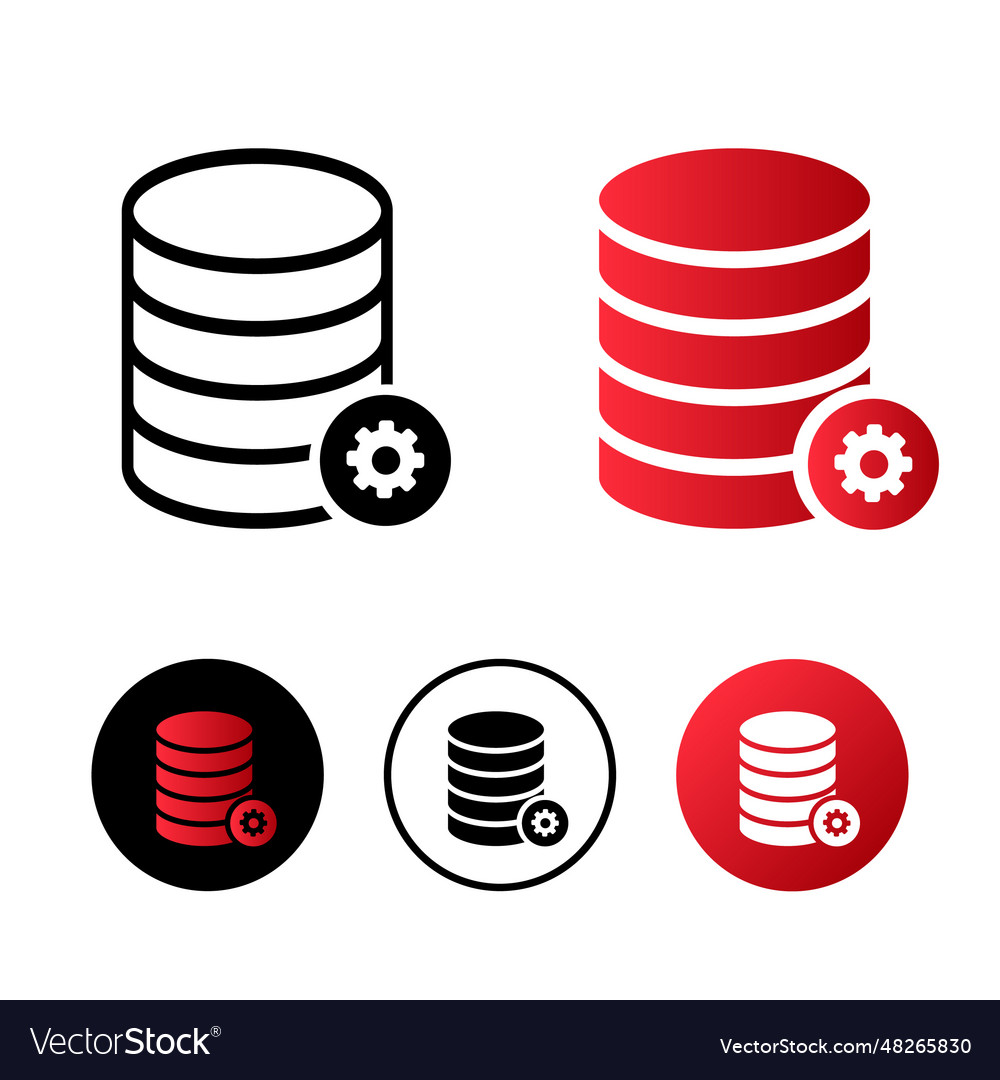 Database setting icon
