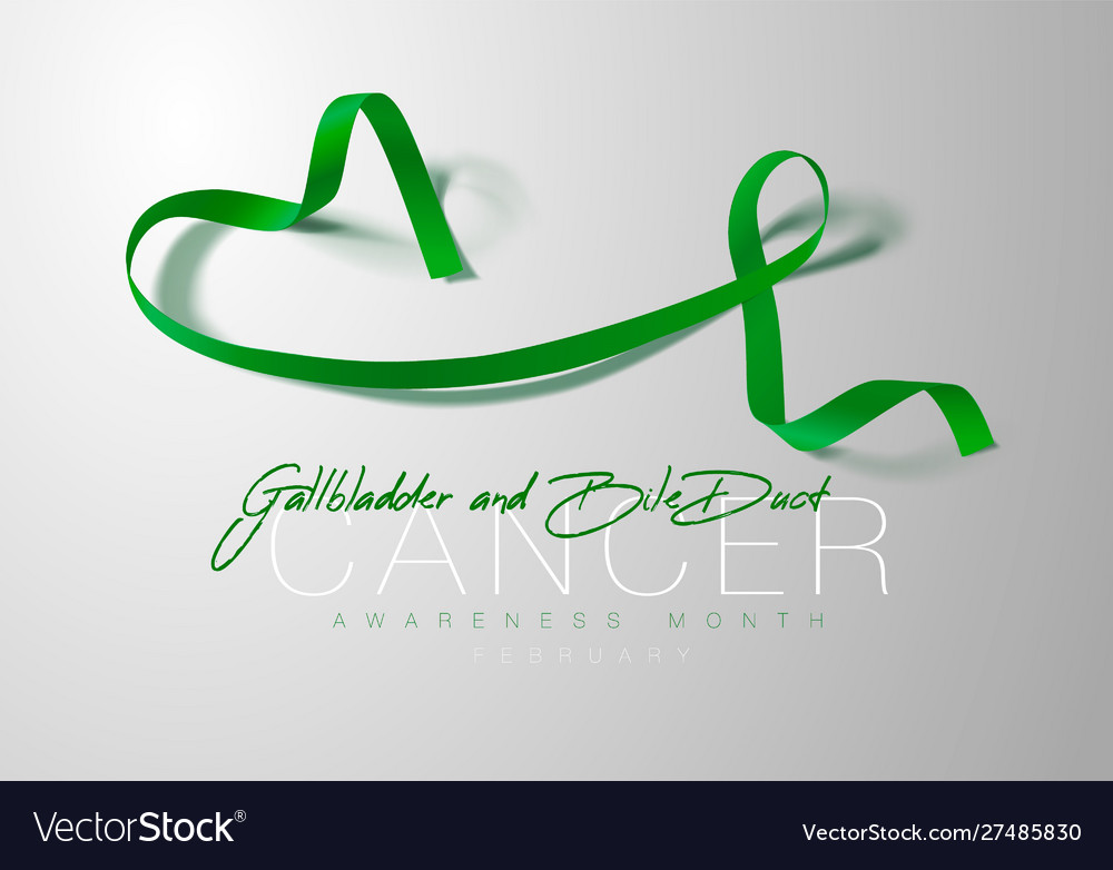 Gallbladder And Bile Duct Cancer Awareness Vector Image Gallbladder And Bile Duct Cancer Awareness Vector Image