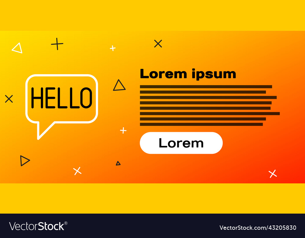Line hallo in verschiedenen Sprachen Icon isoliert