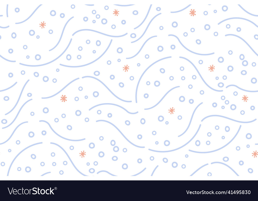Seamless pattern with particles and air direction
