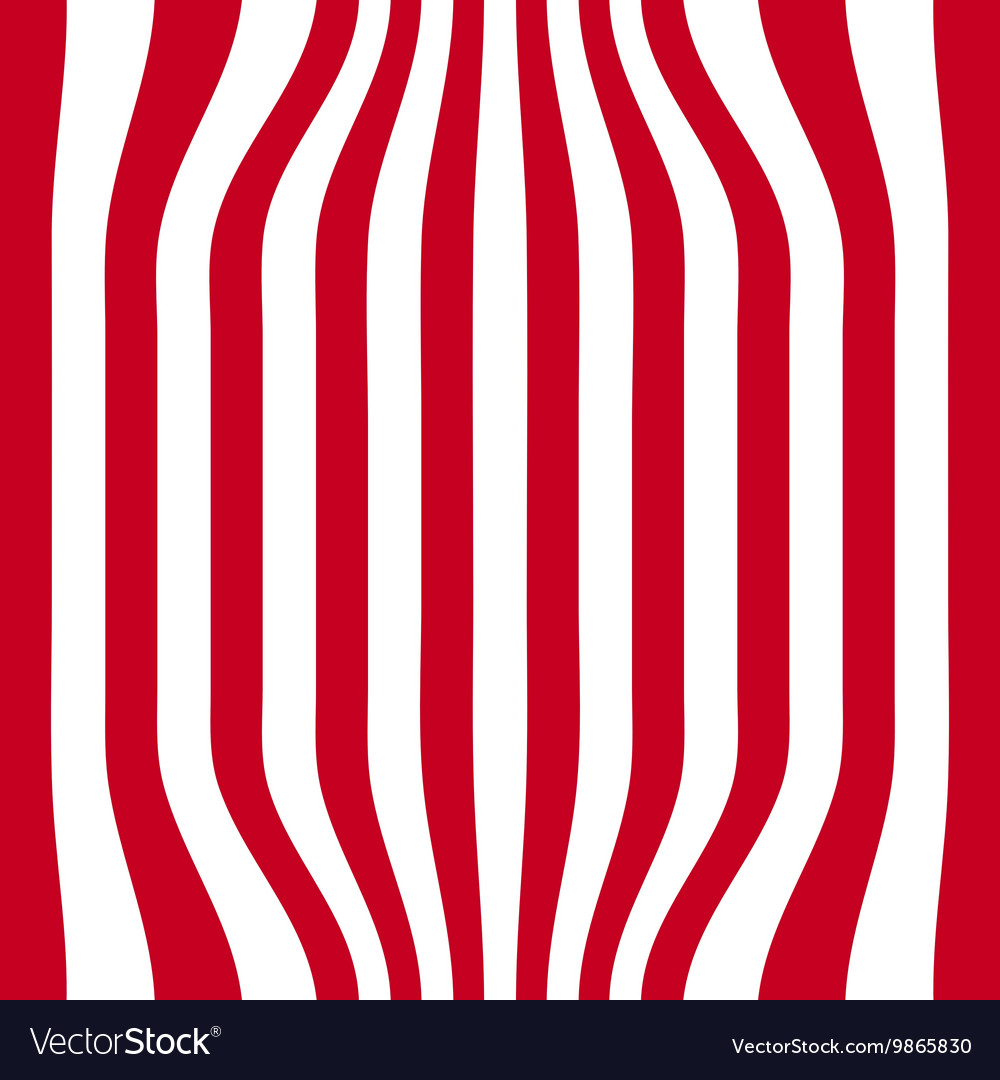 Striped abstract background red and white zebra