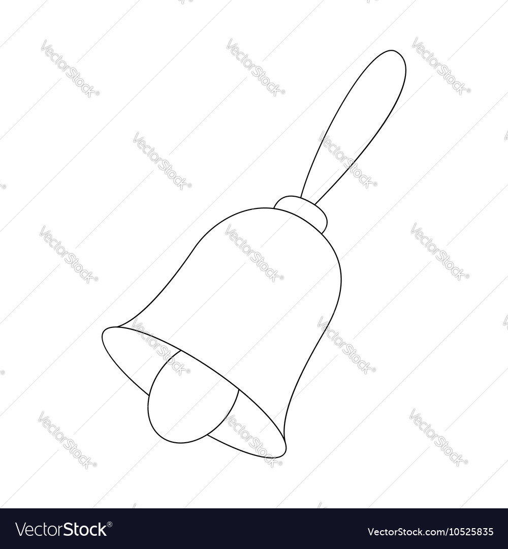 christmas bell outline