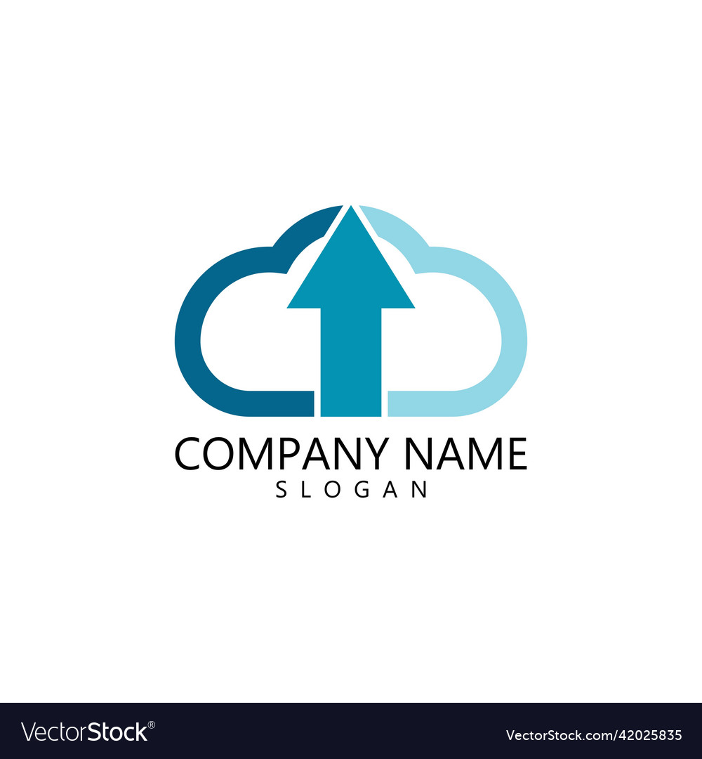 Cloud Logo Royalty Free Vector Image - Vectorstock