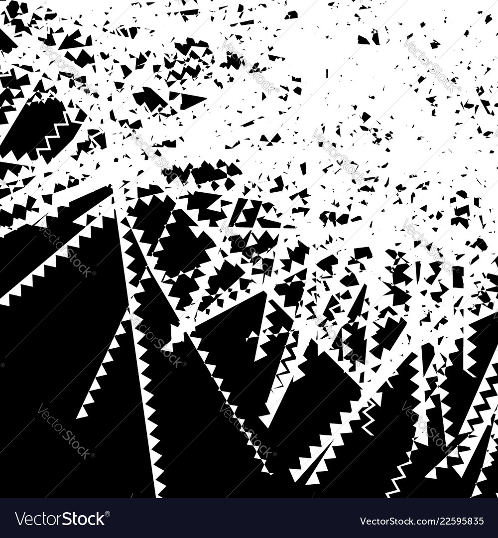 Edgy zig-zag lines monochrome texture pattern Vector Image Edgy zig-zag lines monochrome texture pattern