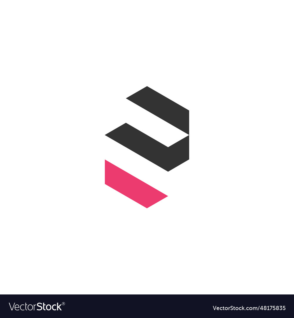 Letter e logo design element with modern concept