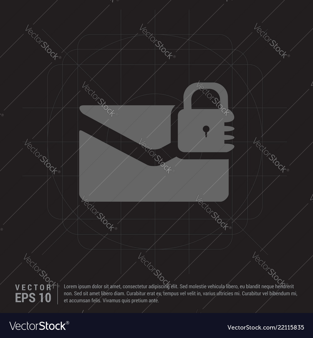Message secure icon