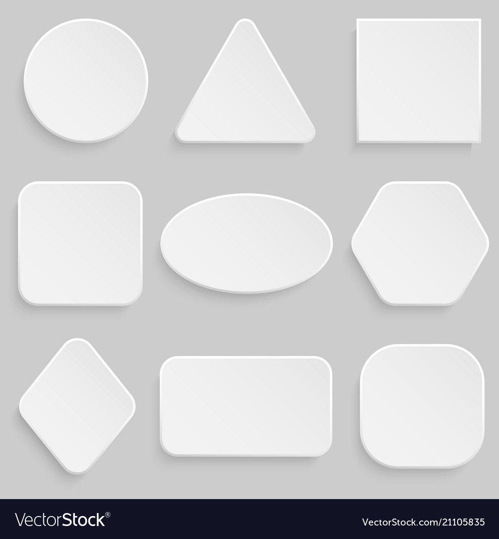 Modern Button Banner Set