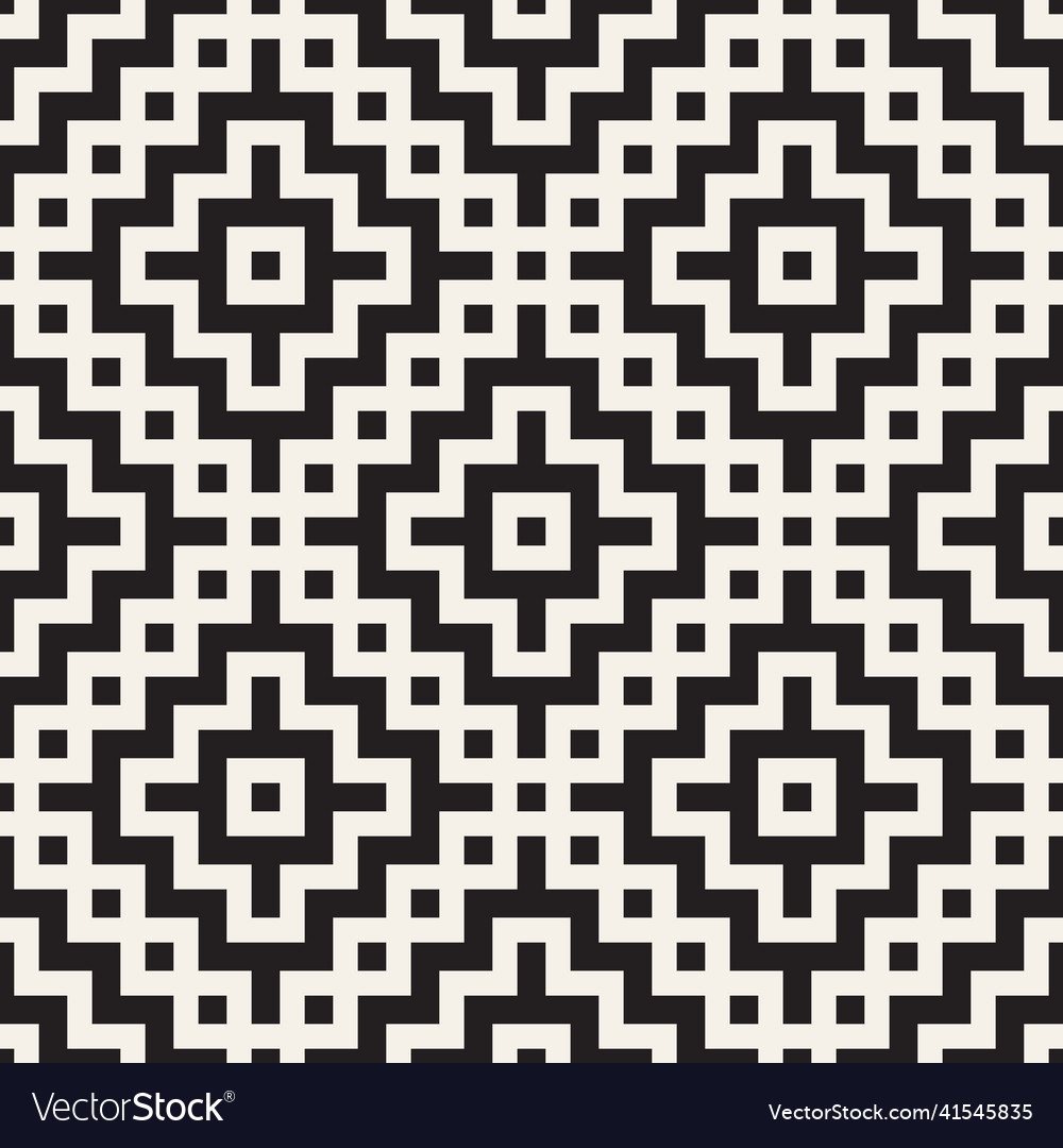 Seamless pattern repeating geometric elements