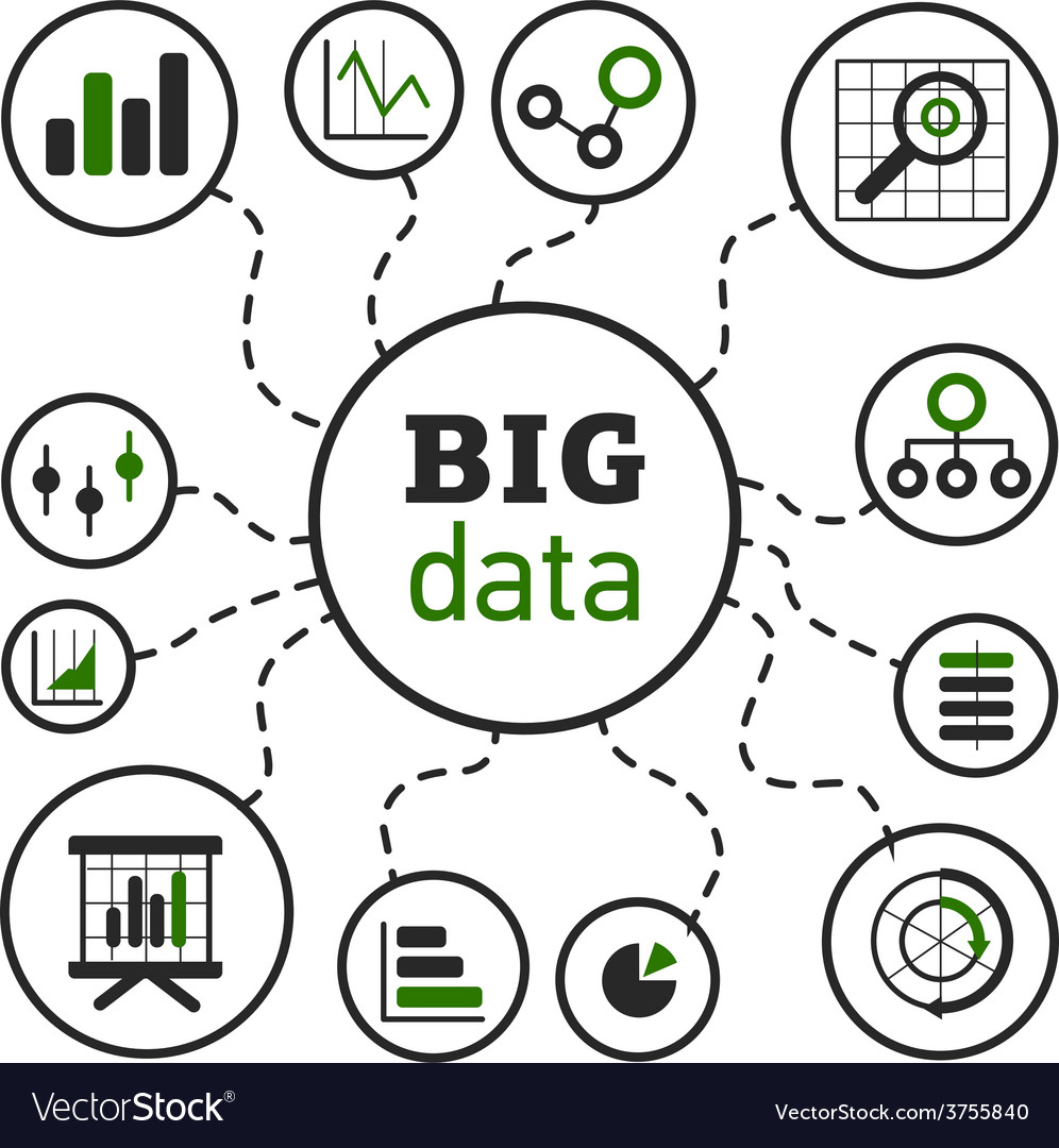 Bigdata Royalty Free Vector Image - VectorStock