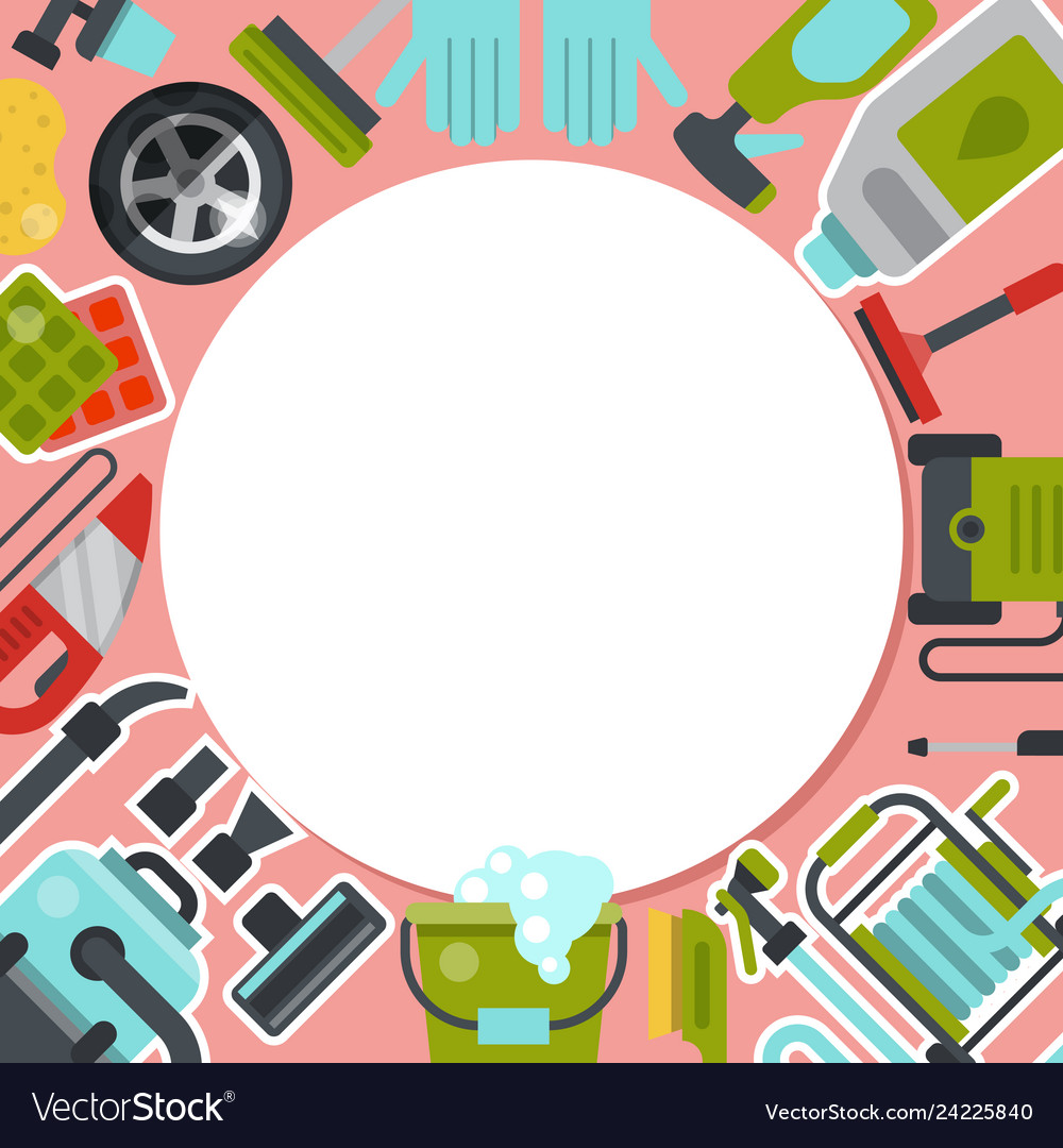 Car Wash Background - Water & Cleaning