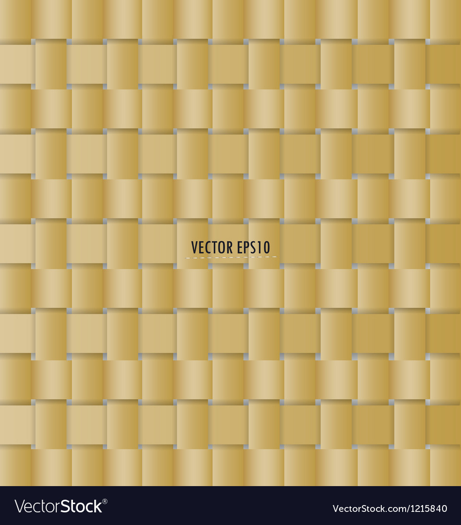 Golden Wicker Pattern