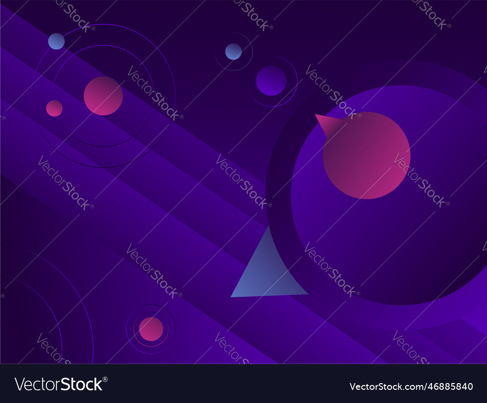 Gradient shapes vector image Gradient shapes