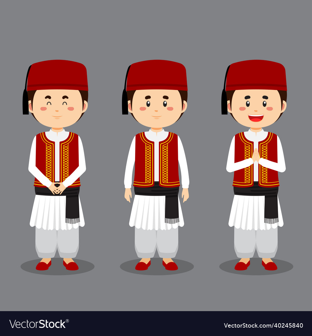 Greeks character with various expression