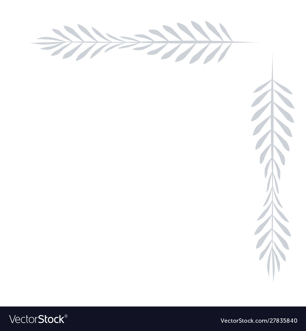 Orange square frame with a simple white pattern