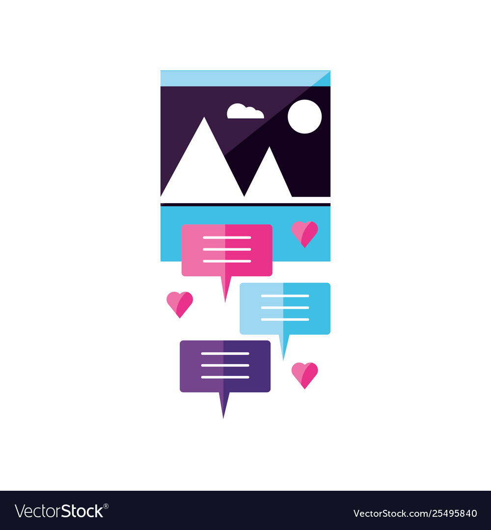 Picture file format with speech bubbles