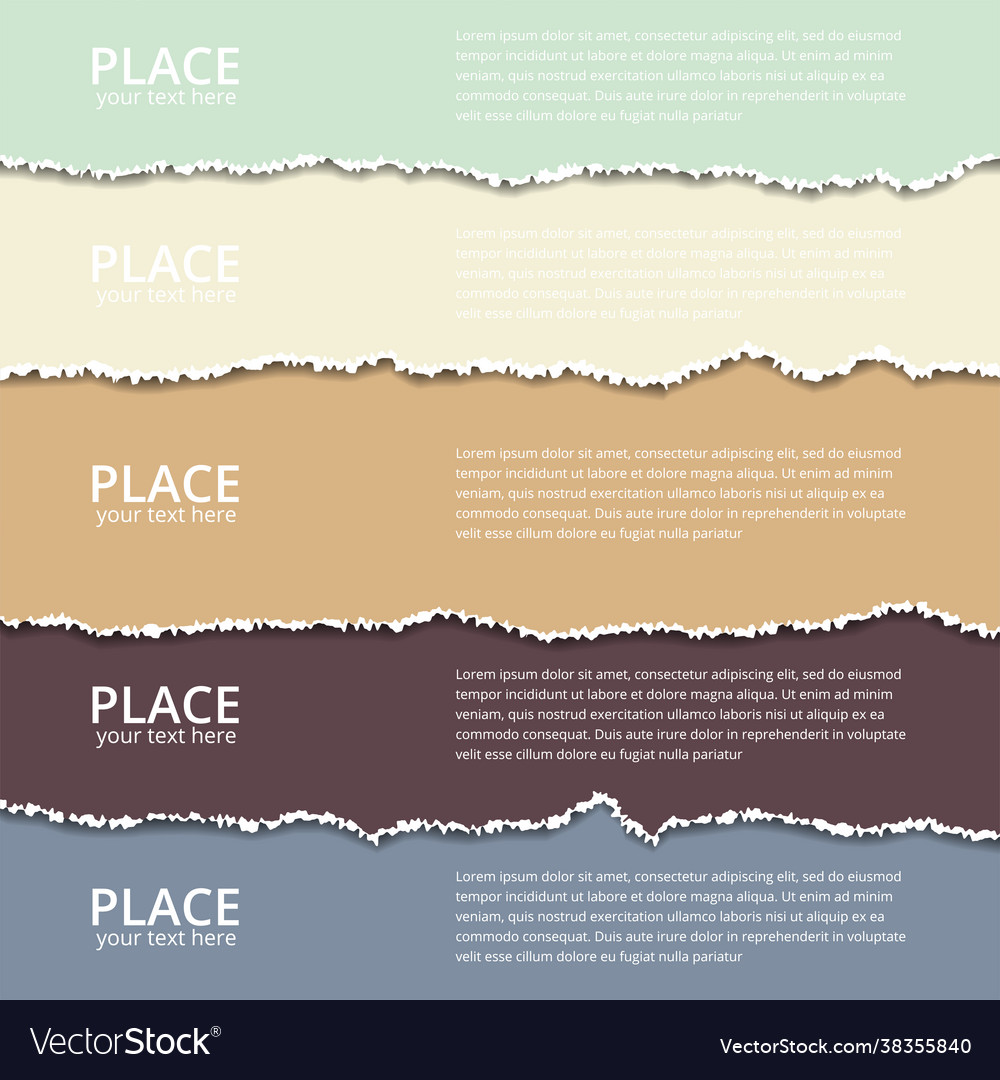 Torn paper background with space for text