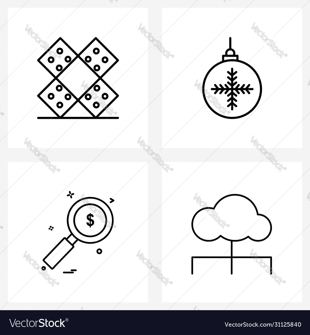 Ui set 4 basic line icons patch search