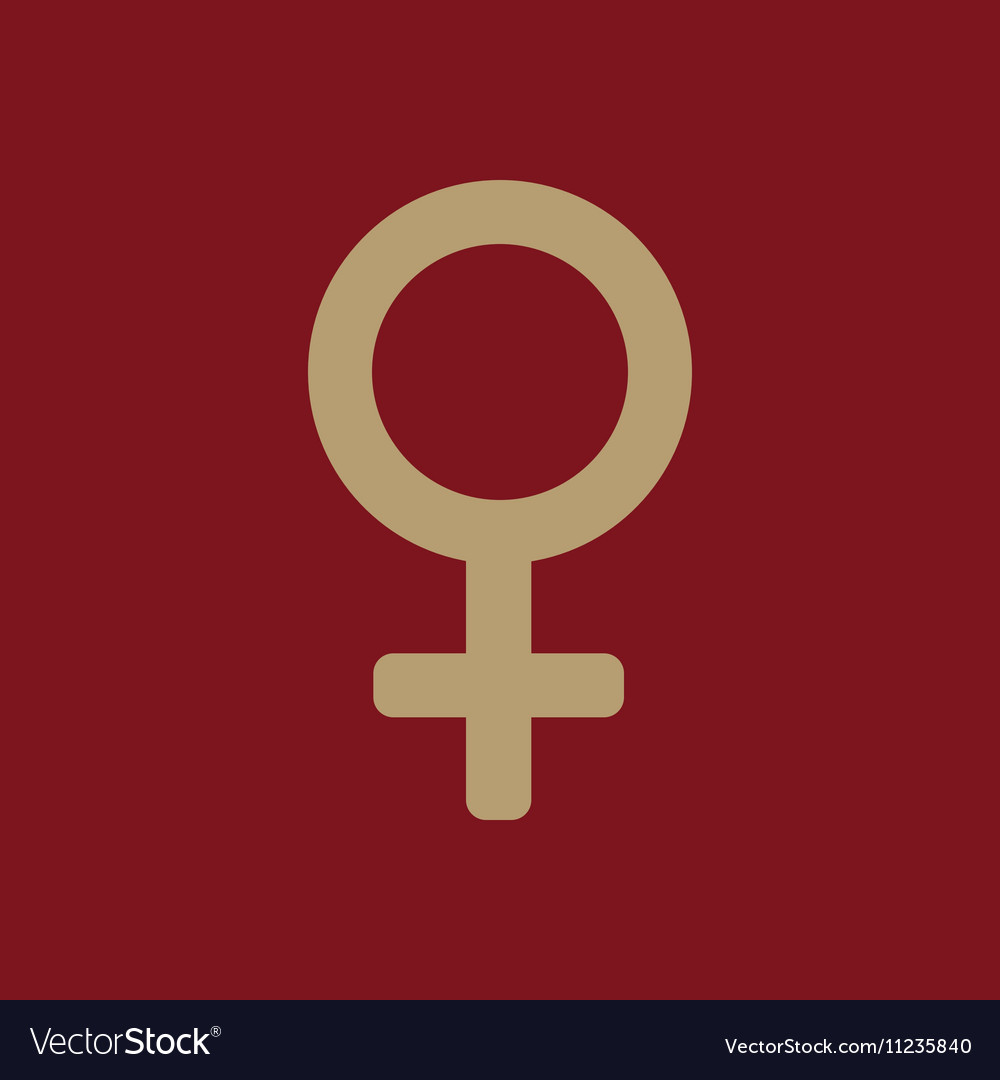 Women icon female symbol flat